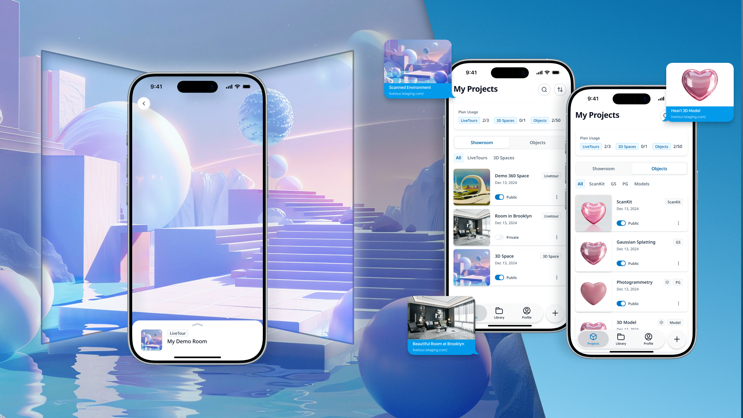 The ONE app scanning interface showing real-time capture guidance