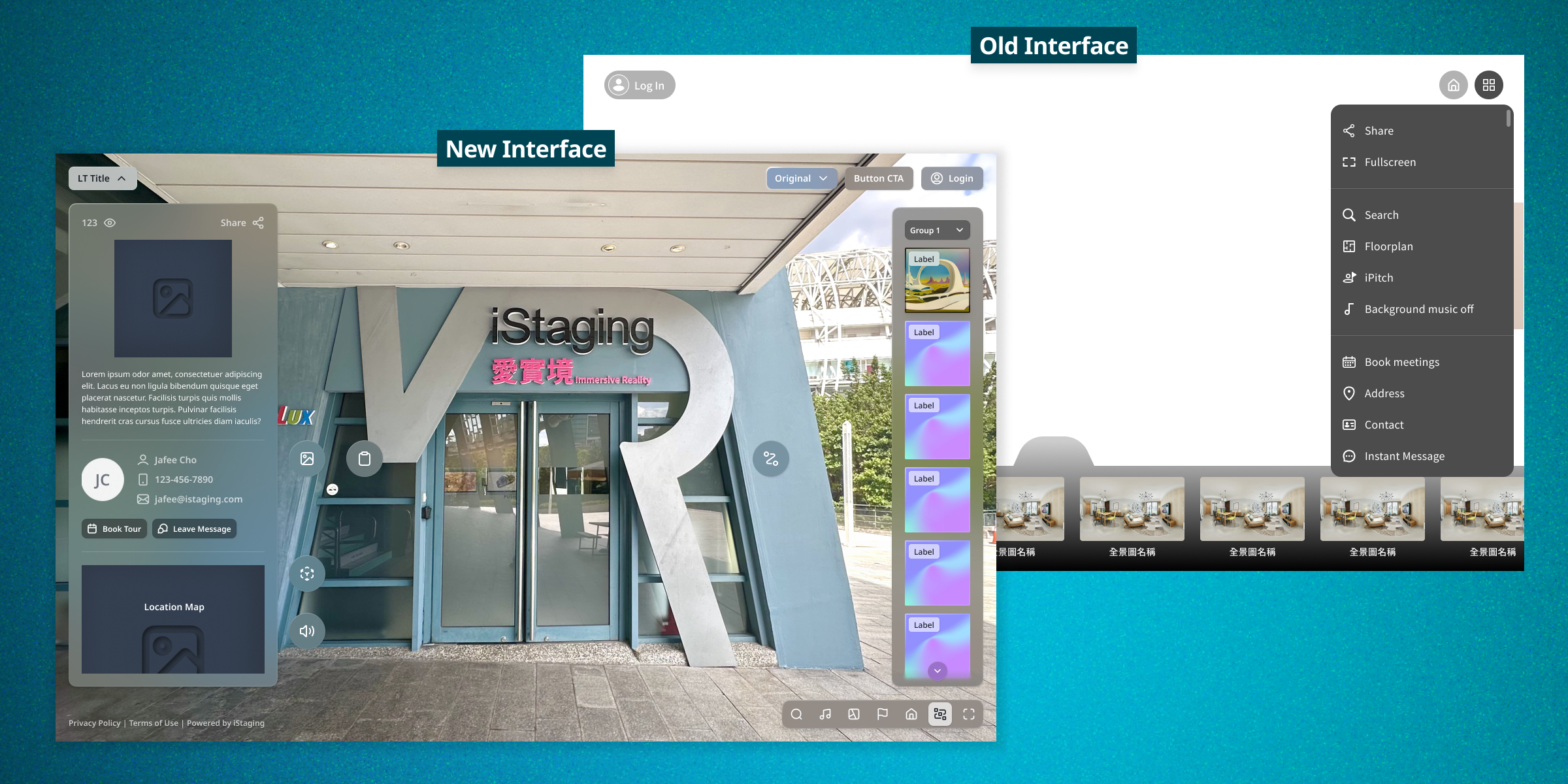 Redesigned VR Maker tour navigation