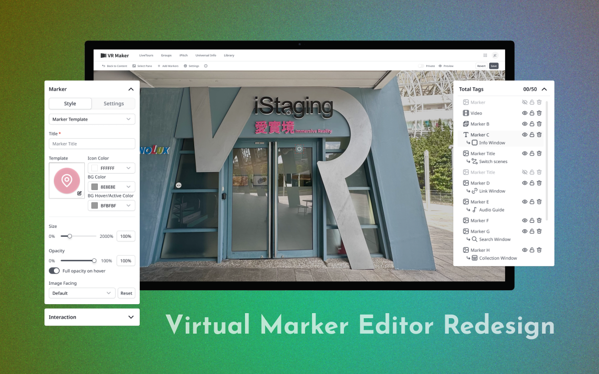 VR Maker — Marker Editor Reimagined