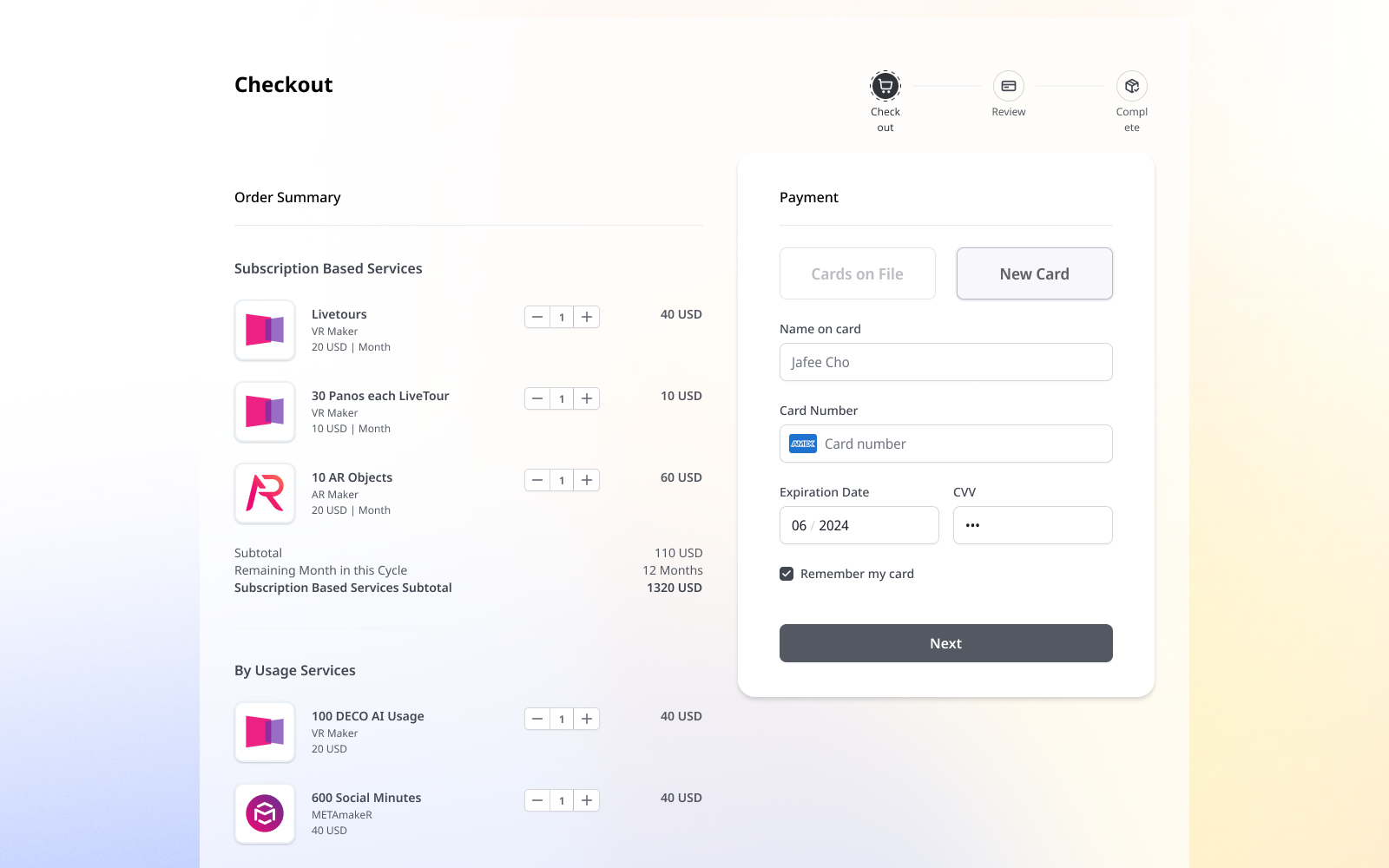 iStaging Account — decision 3