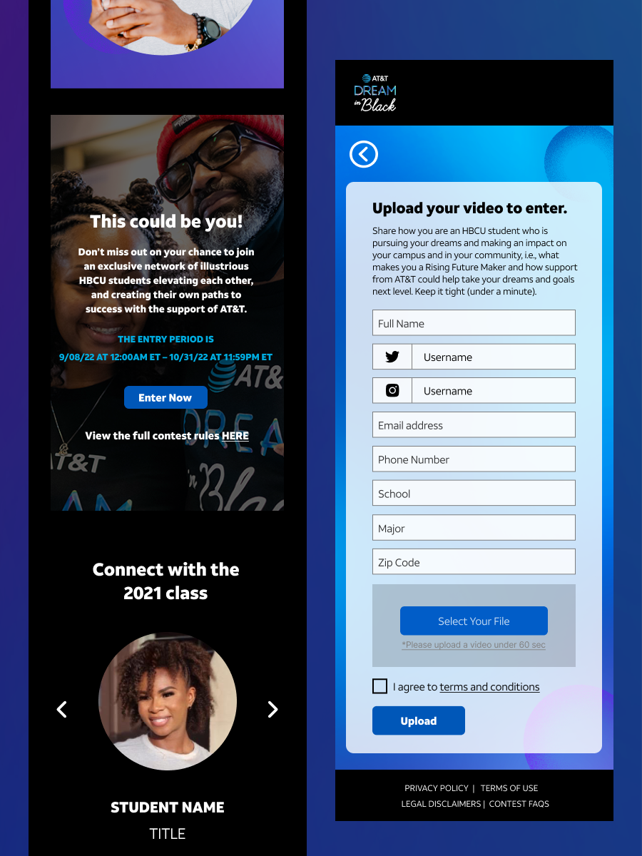 Mobile layouts