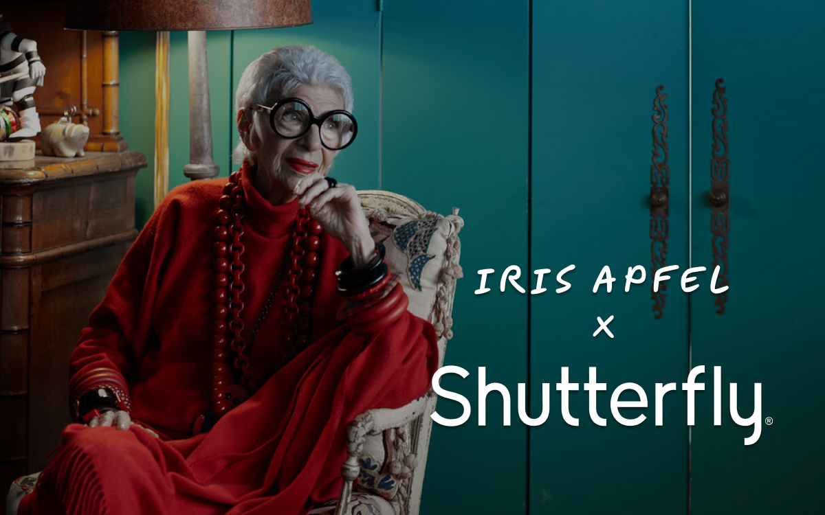 Iris Apfel × Shutterfly Holiday NFT Collection