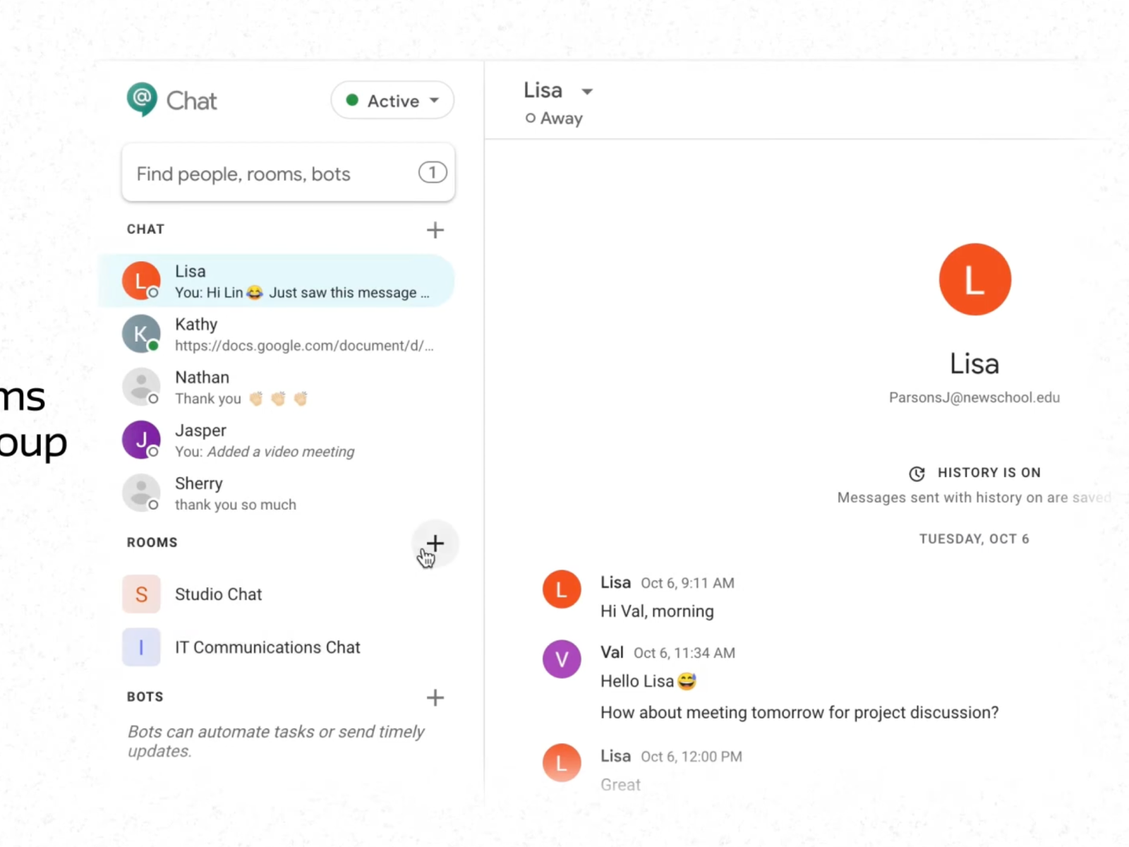 Parsons — Google Chat